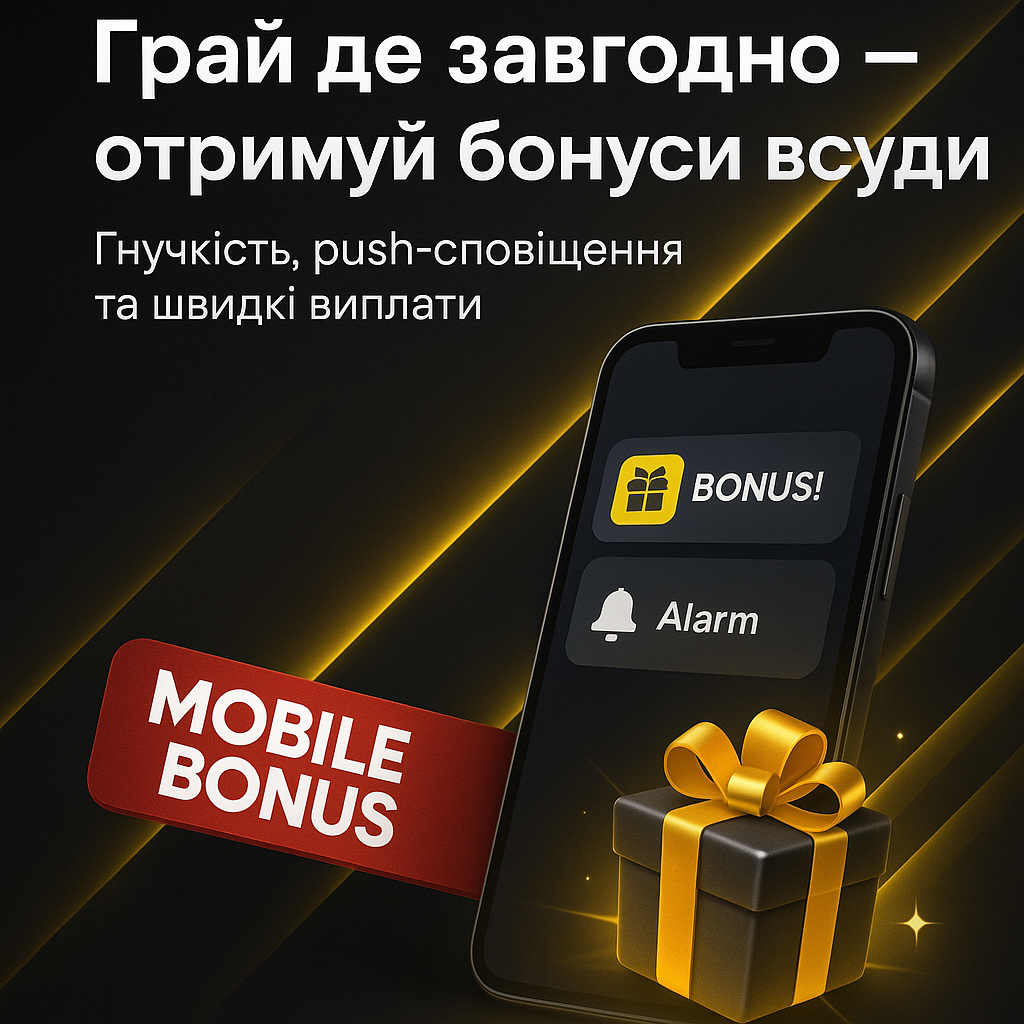 Мобільні бонуси Топматч